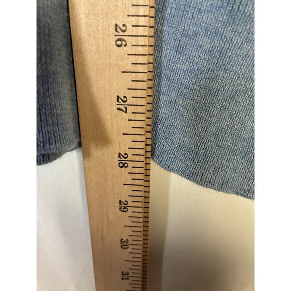 Men’s Polo Ralph Lauren Crew Neck Sweater Blue Cotton Cashmere Silk XL Classic - Picture 6 of 6